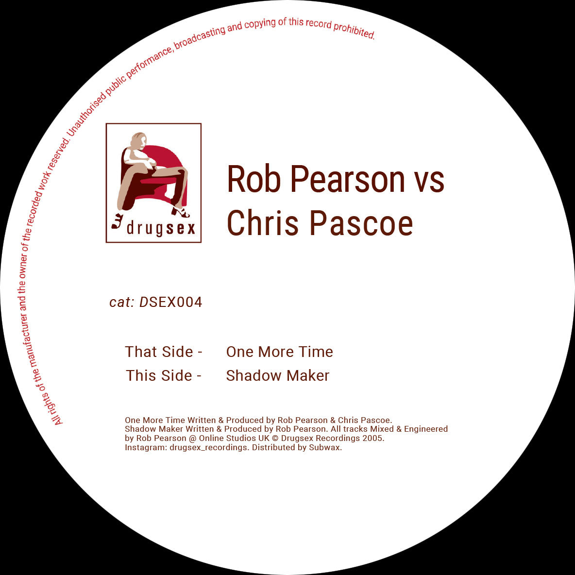Rob Pearson vs Chris Pascoe - One More Time / Shadow Maker