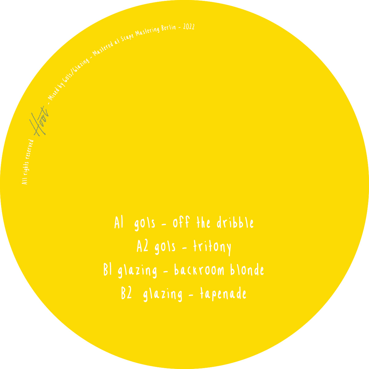 Gols / Glazing - As above, so below EP