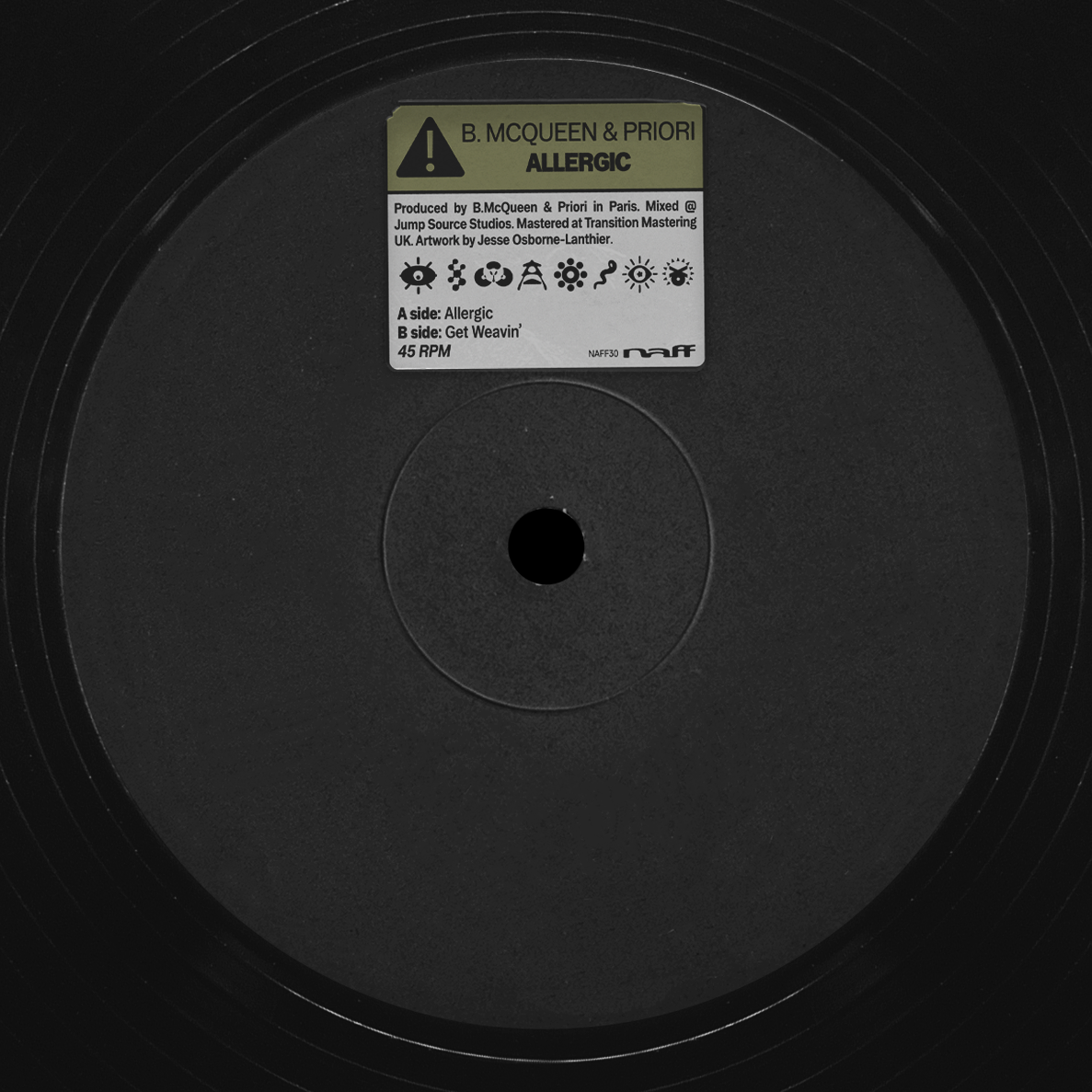 B. McQueen, Priori - Allergic