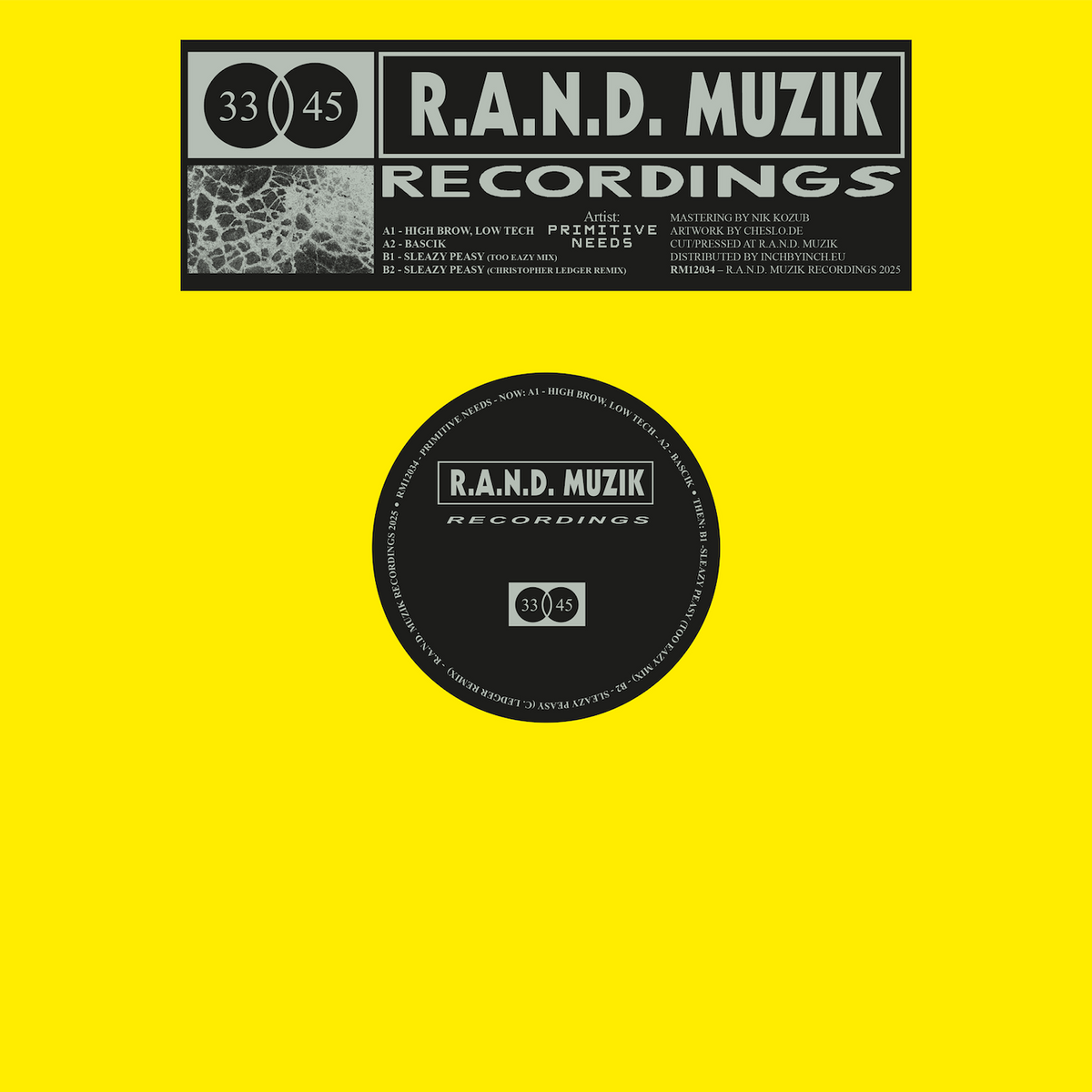 Primitive Needs - RM12034